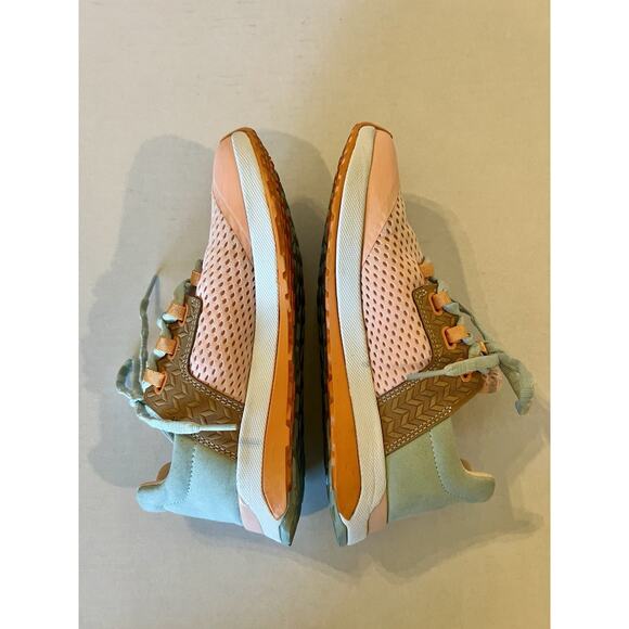 OluKai | Wailuku Lace Up Peach Swell Running Sneakers 20478-PCAA Womens Size 7 - Picture 4 of 7